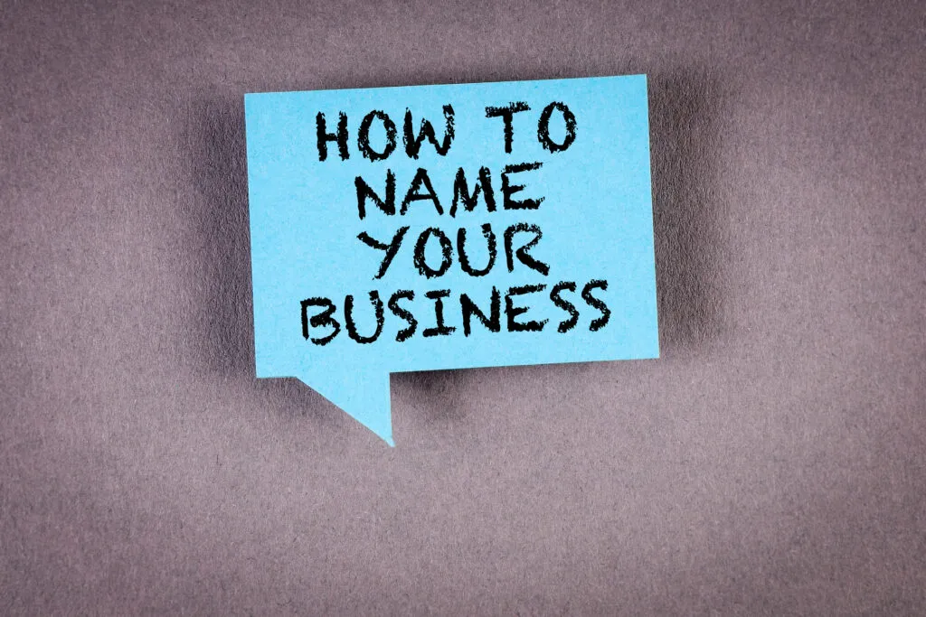 How to name your business